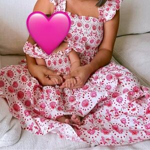 Hill house home dress 
Mommy and me set 
Adult M
Baby dress 2Y